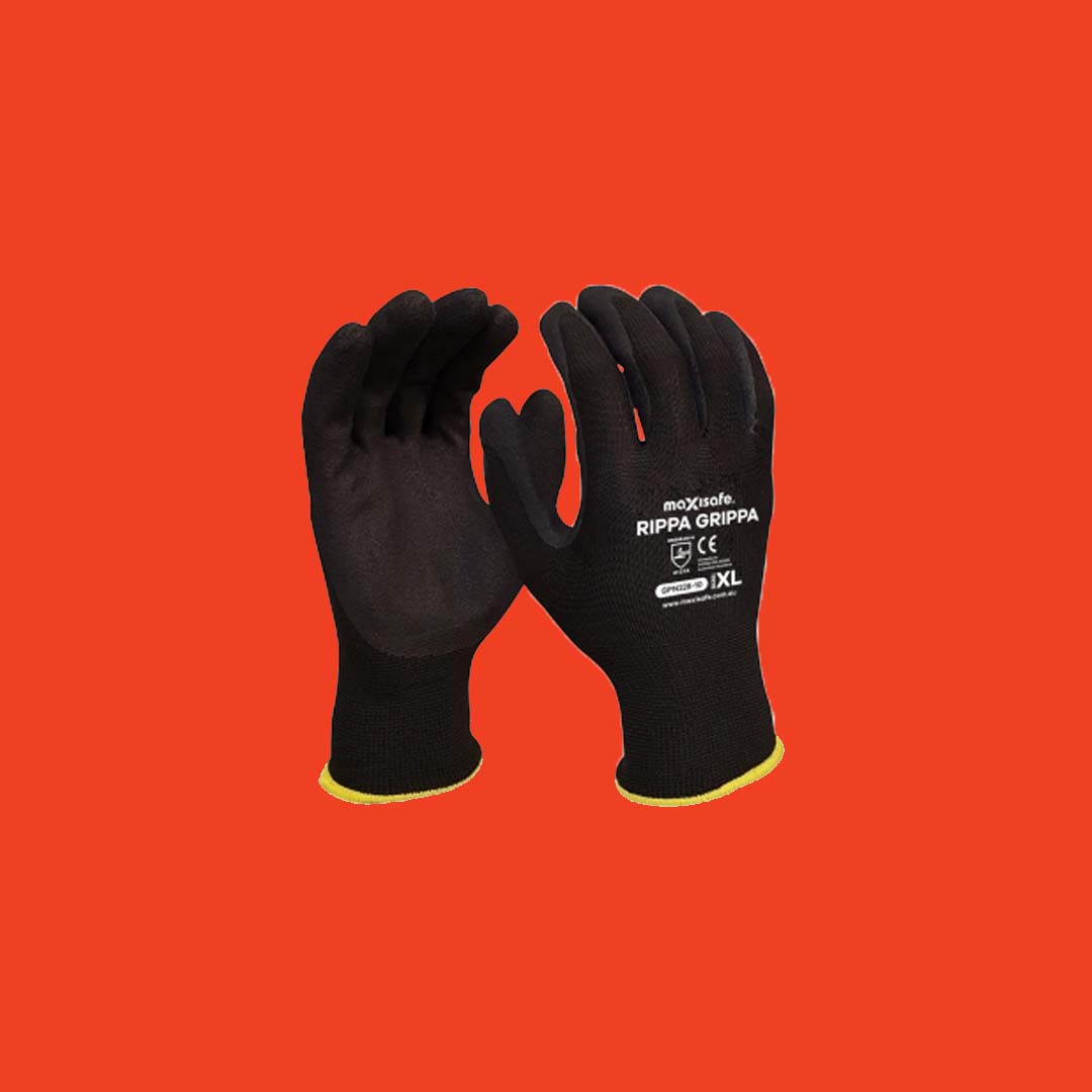 _Rippa Grippa_ Black Nitrile Coated Synthetic Glove